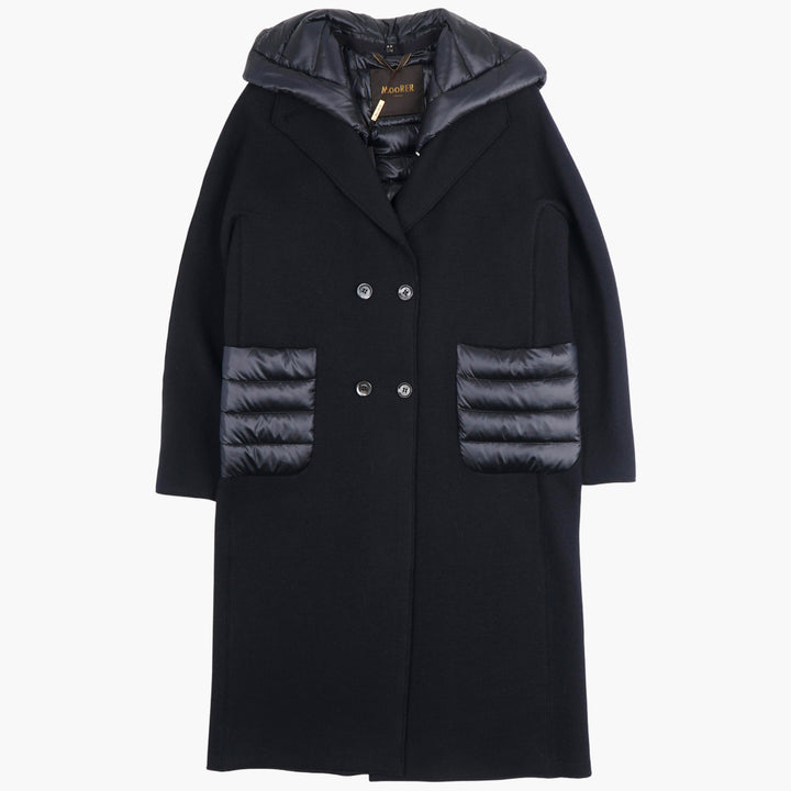 Cappotto doppiopetto Moorer Blu