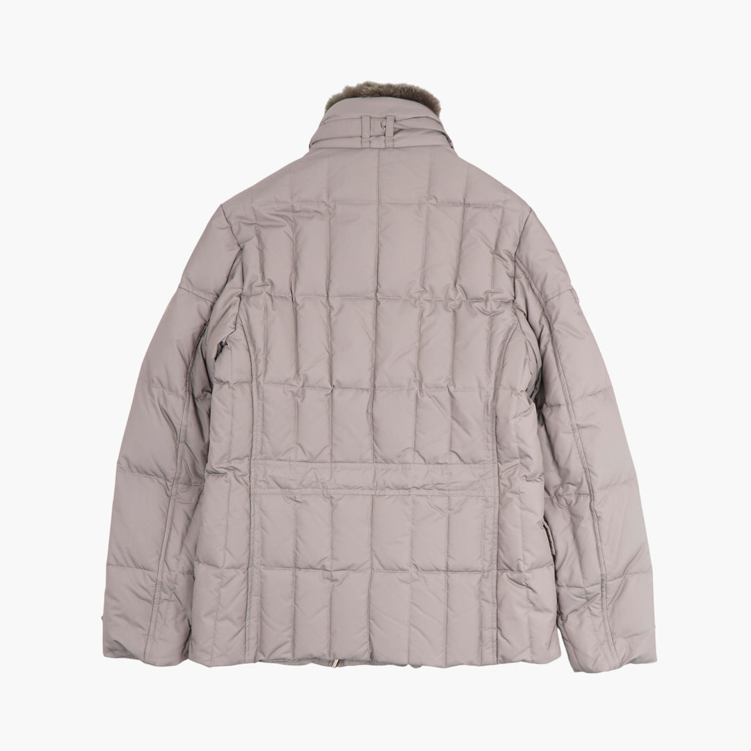 Giacca trapuntata beige Moorer
