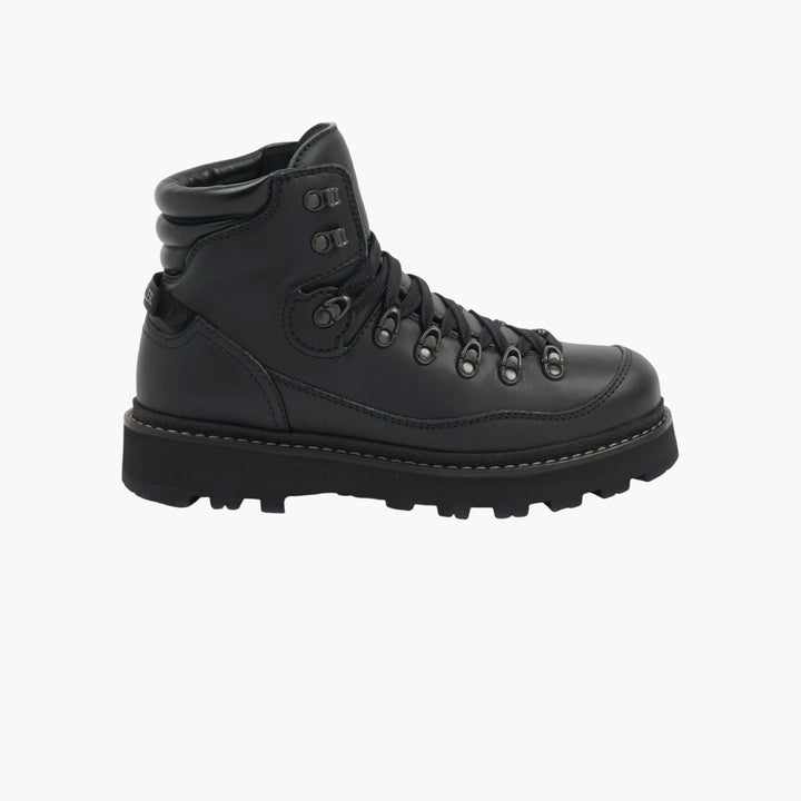 Moncler Stivali Neri Con Lacci