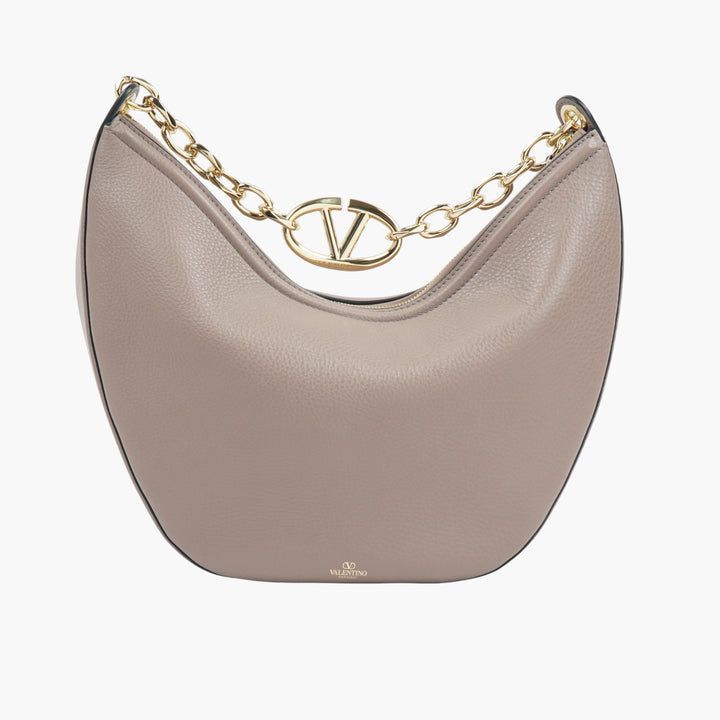 Borsa a mano in pelle Valentino Poudre-Oro