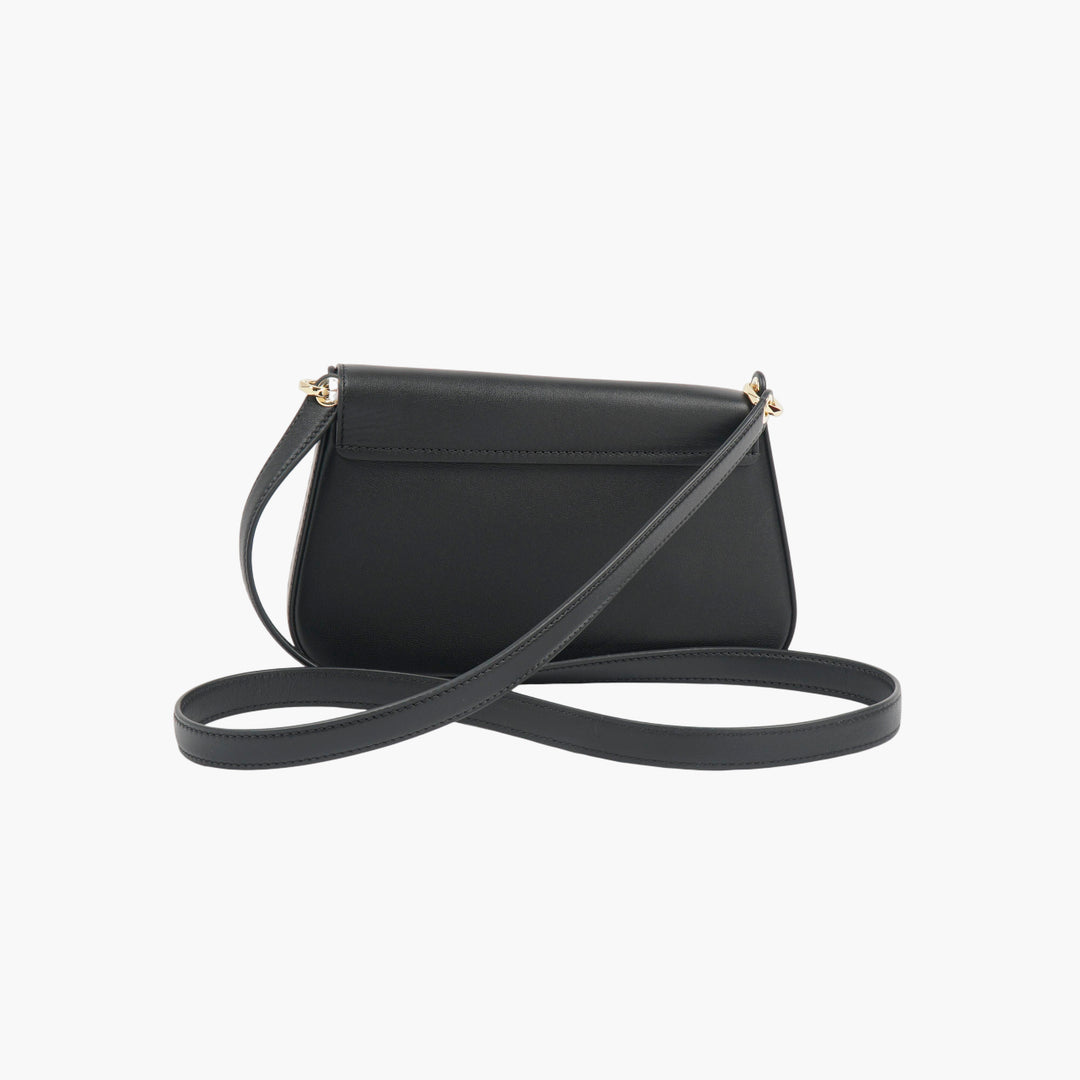 Borsa in pelle nera-oro VALENTINO
