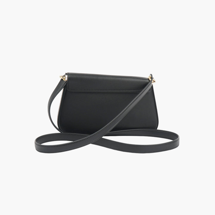 Borsa in pelle nera-oro VALENTINO