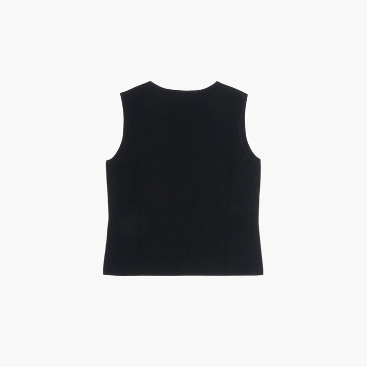 Max Mara Nero Sleeveless Top