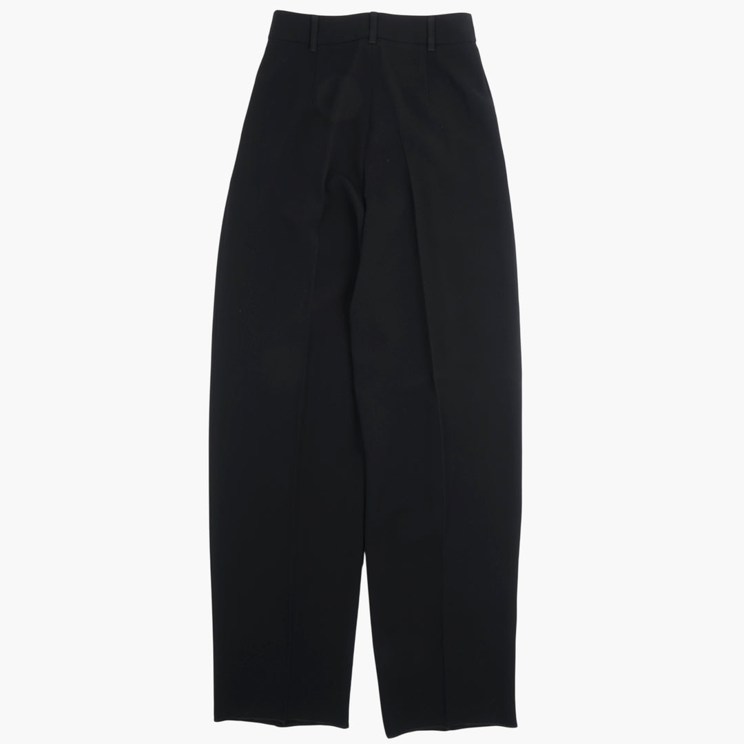 Max Mara Black Straight-Leg Trousers