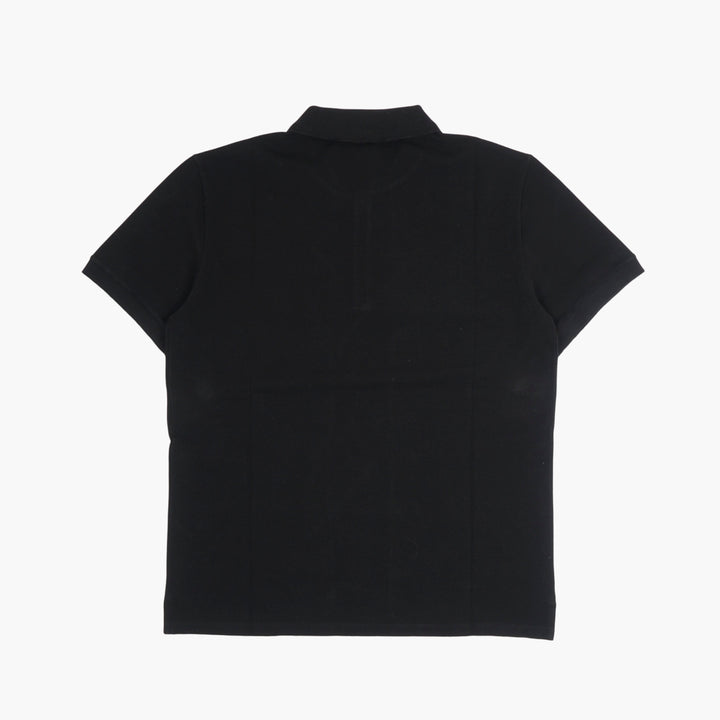 Alexander McQueen Black-Red Polo Shirt
