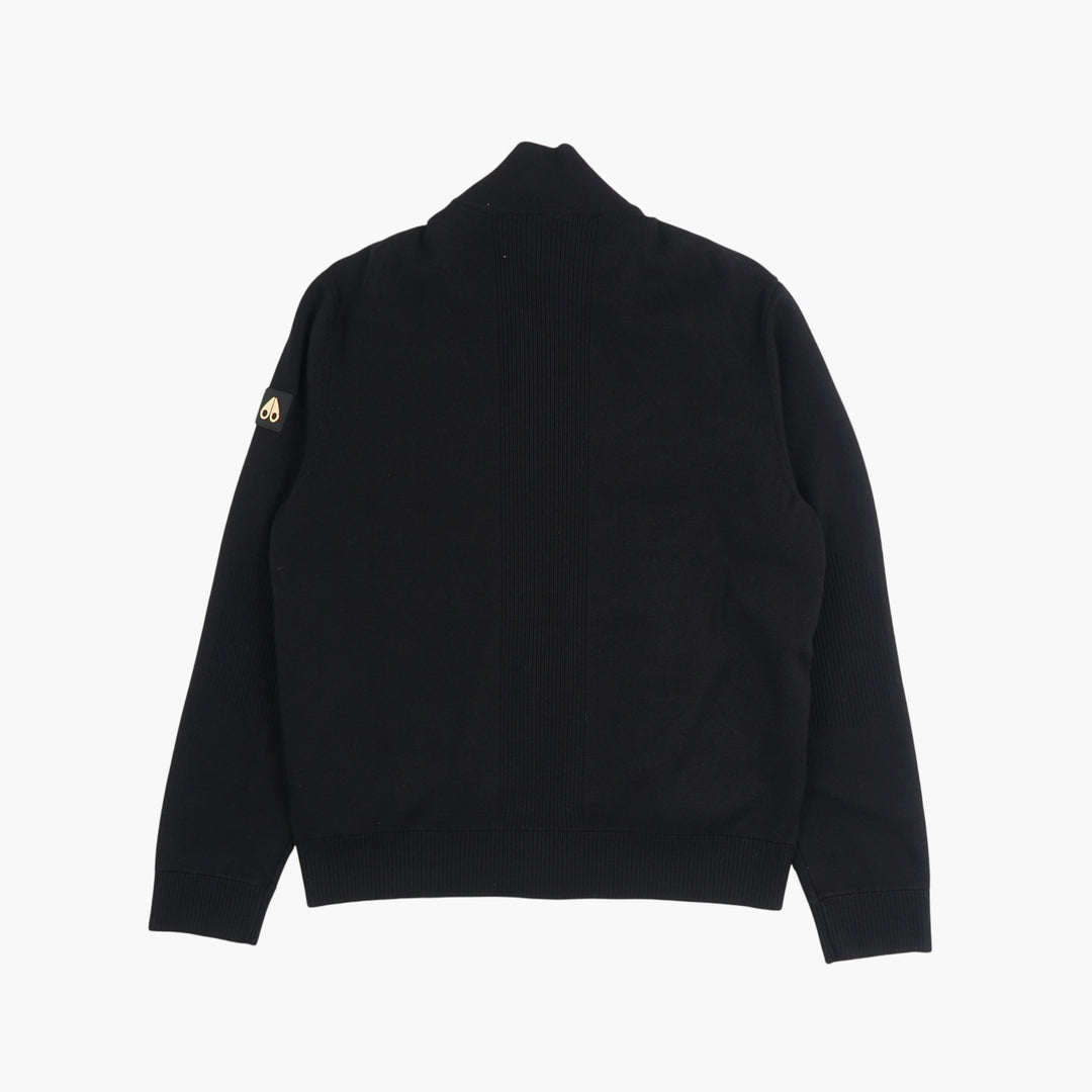 Giacca trapuntata Moose Knuckles nero-oro