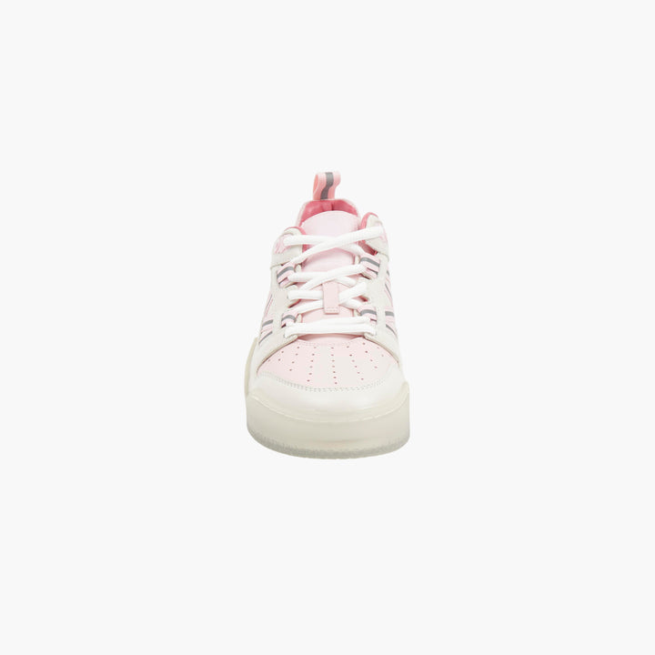 Sneakers Moncler rosa-bianche