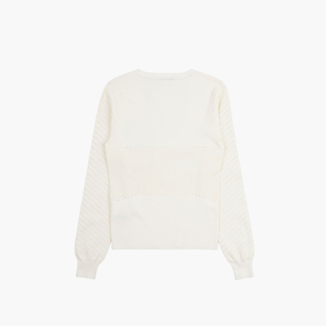 Maglione Max Mara avorio con scollo a V