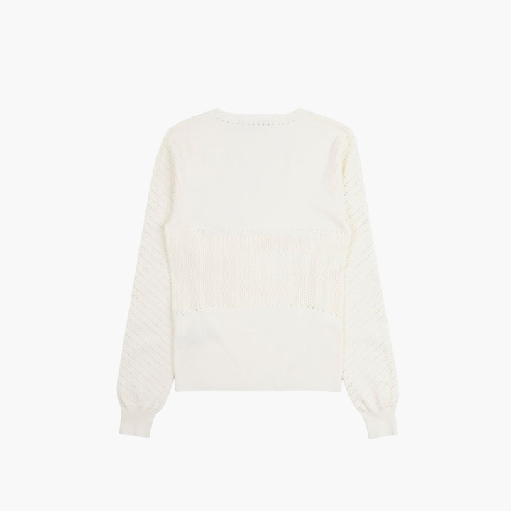 Maglione Max Mara avorio con scollo a V
