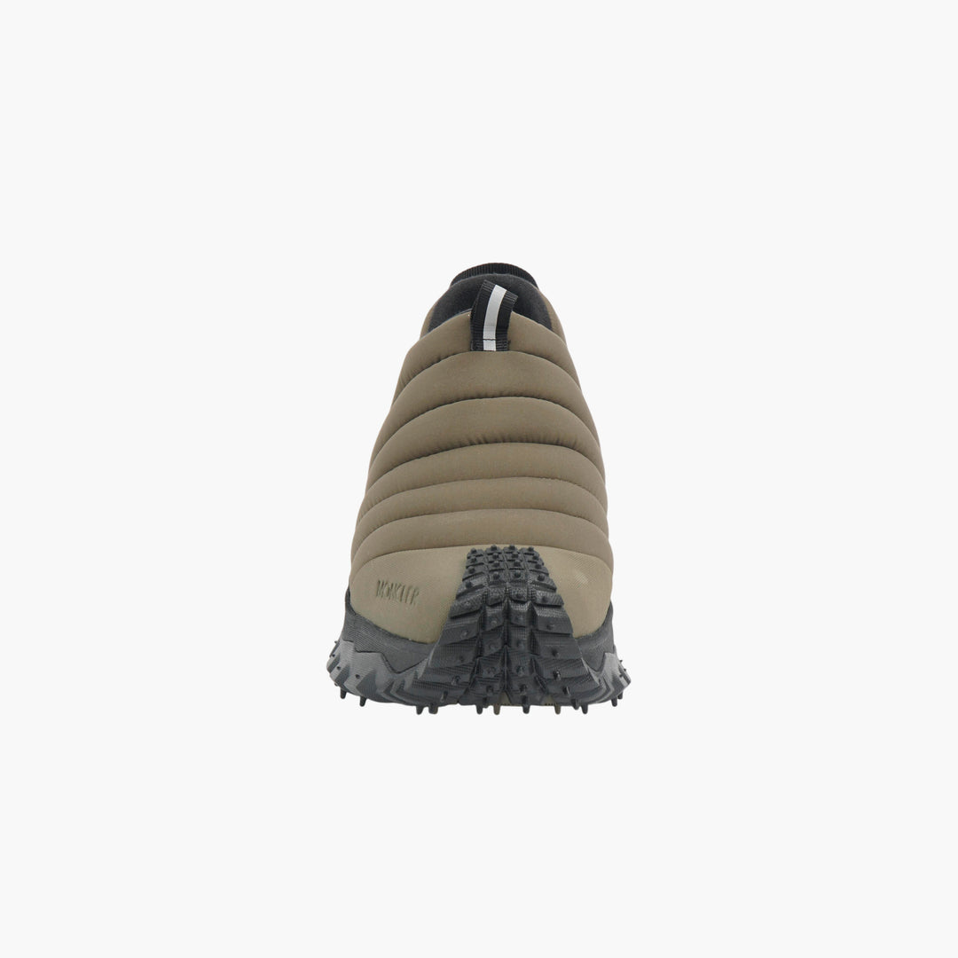 Moncler Dark Green-Black Slip-On Shoes