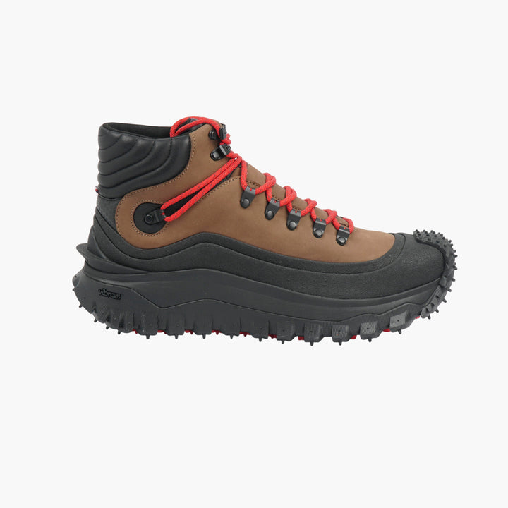 Moncler Black-Brown-Red Hiking Boots