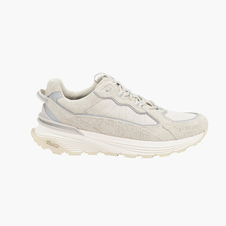 Moncler Dirty White Suede Sneakers