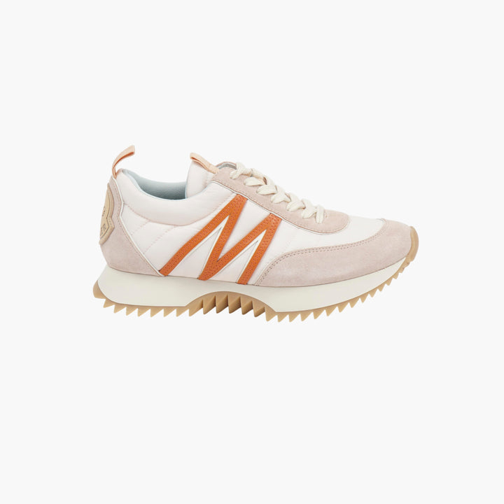 Moncler Light Pink Leather Sneakers