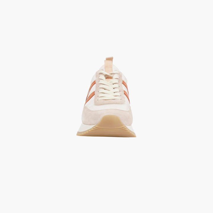 Moncler Light Pink Leather Sneakers