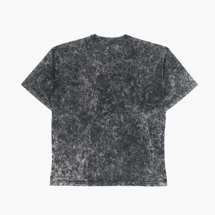 DIESEL Acid Wash T-shirt with Cut-Outs