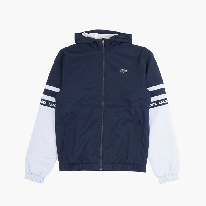 Lacoste Navy-Light Blue Hooded Jacket