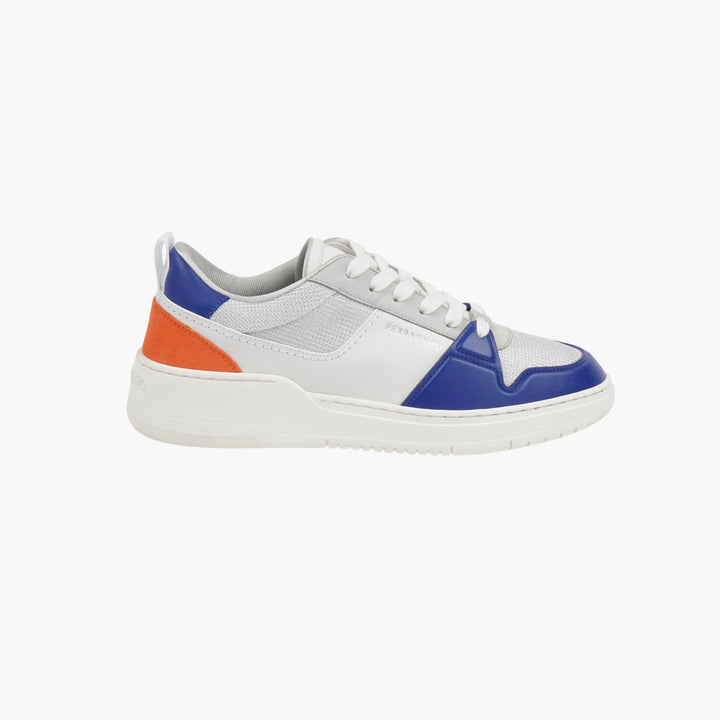 Salvatore Ferragamo White-Multi Sneakers