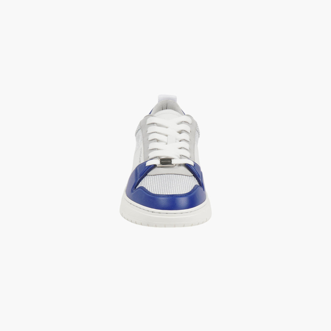 Salvatore Ferragamo White-Multi Sneakers