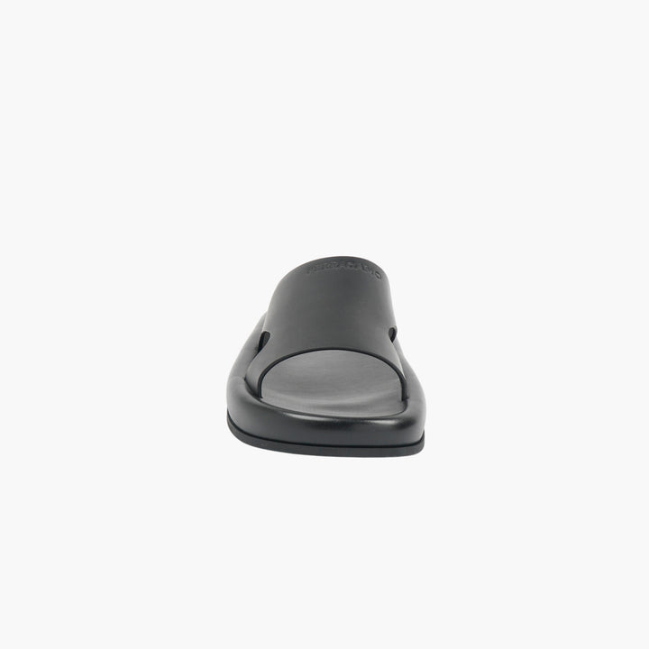Salvatore Ferragamo Black Slide Sandals