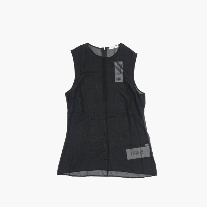 Ami Alexandre Matiussi Black Sleeveless Top