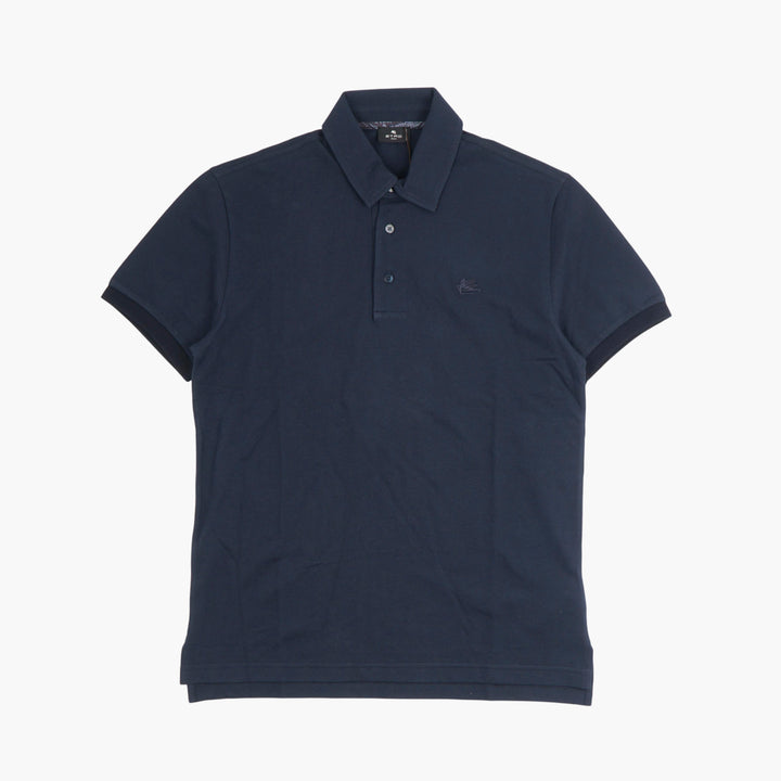 ETRO Navy Cotton Polo Shirt