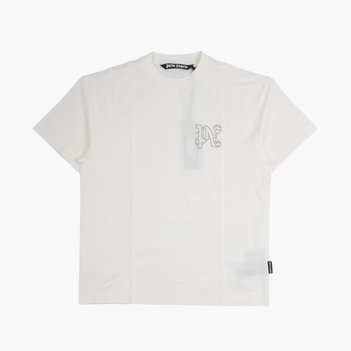 Palm Angels White Cotton T-shirt