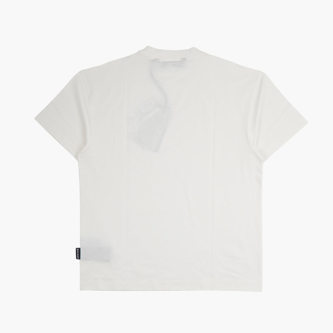 Palm Angels White Cotton T-shirt