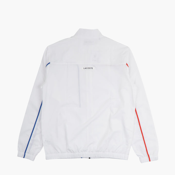 LACOSTE White-Multi Tracksuit with Piping