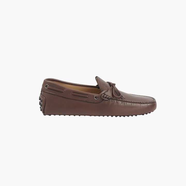 Tod's Dark Brown Leather Loafers