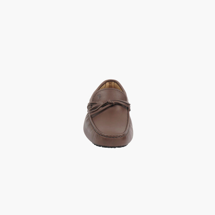 Tod's Dark Brown Leather Loafers