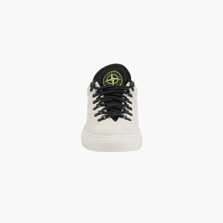 Stone Island Suede Sneakers Bianco