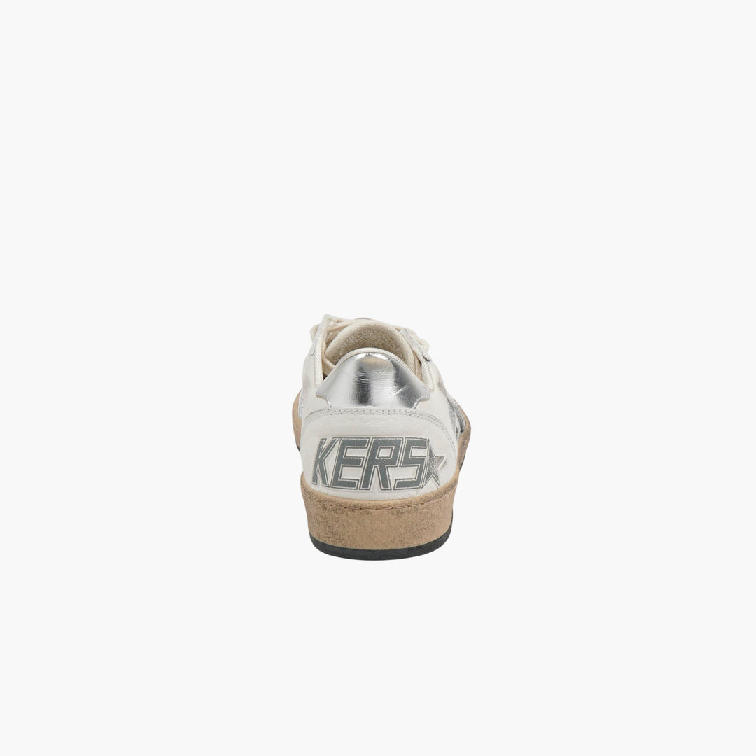 Golden Goose Ball-Star Distressed Leather Sneakers (W)