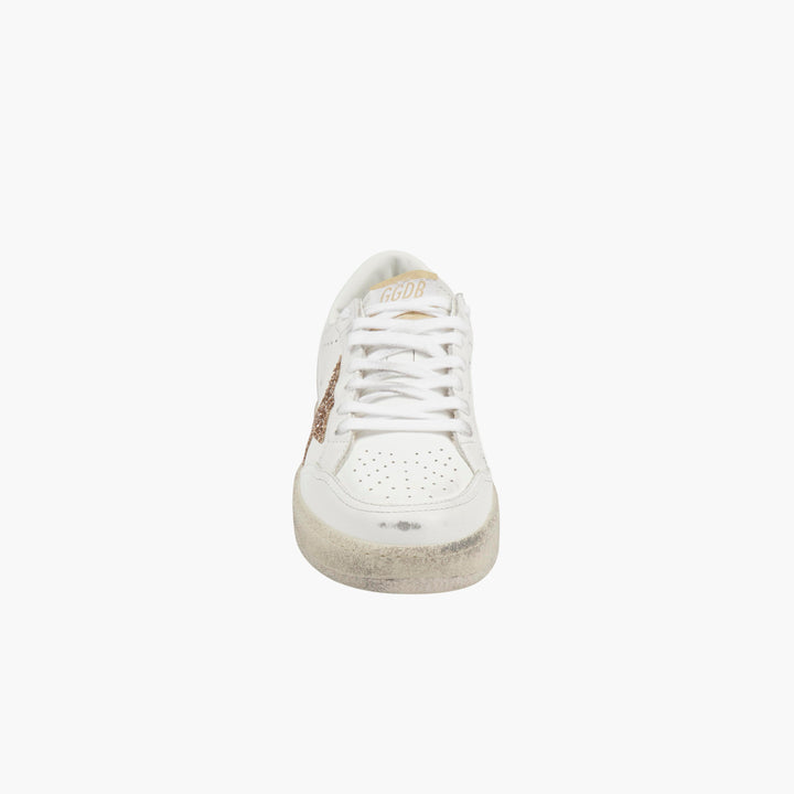 Golden Goose Ball-Star2 White-Gold Sneakers (W)