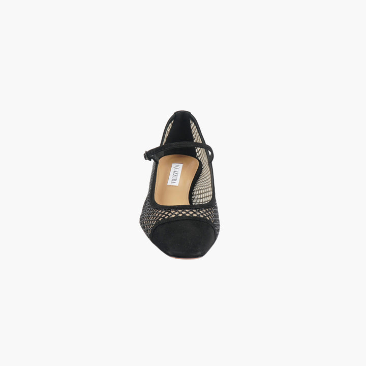 Aquazzura Black Heeled Sandals