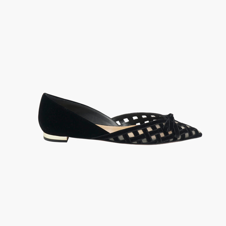 Aquazzura Black Flat Shoes
