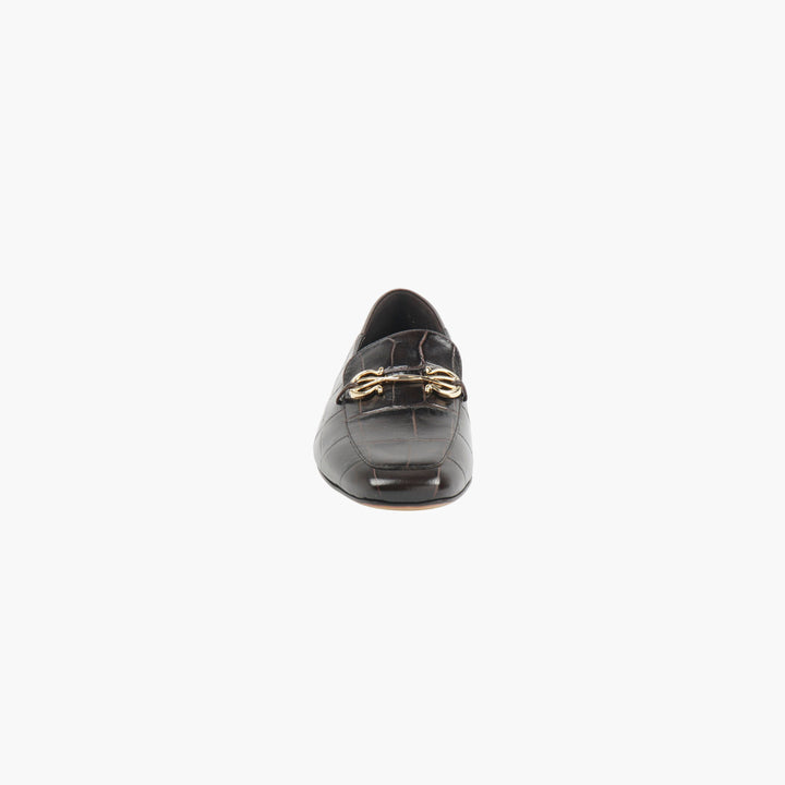 Salvatore Ferragamo Black Flat Shoes