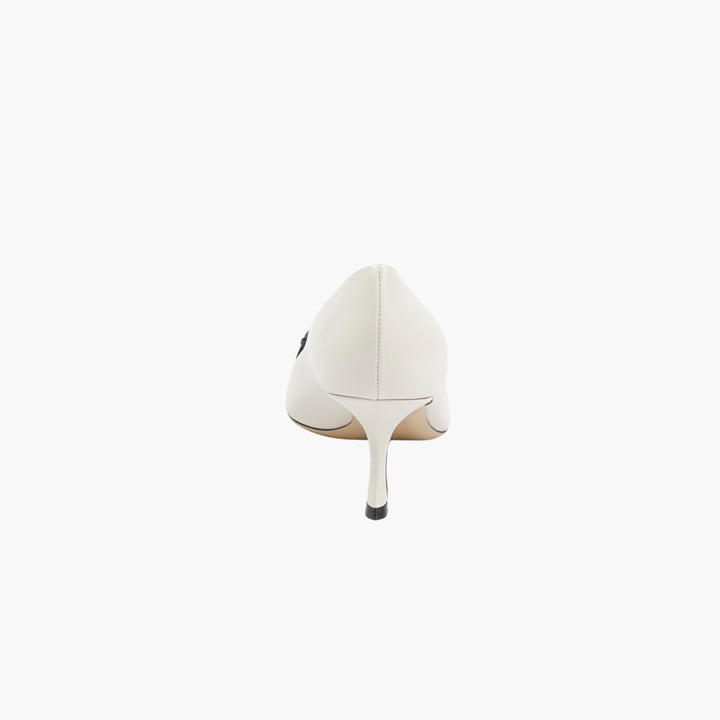 Salvatore Ferragamo White Heeled Shoes