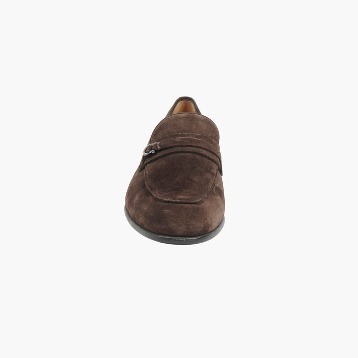Salvatore Ferragamo Dark Brown Flat Shoes