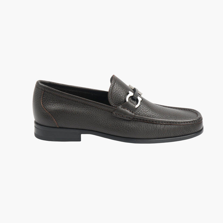 Salvatore Ferragamo Dark Brown Flat Shoes