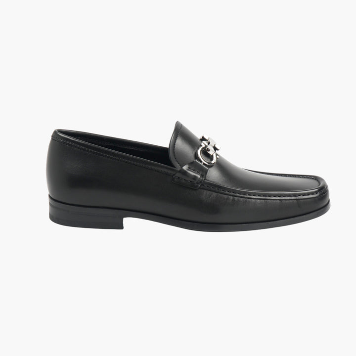 Salvatore Ferragamo Black Flat Shoes