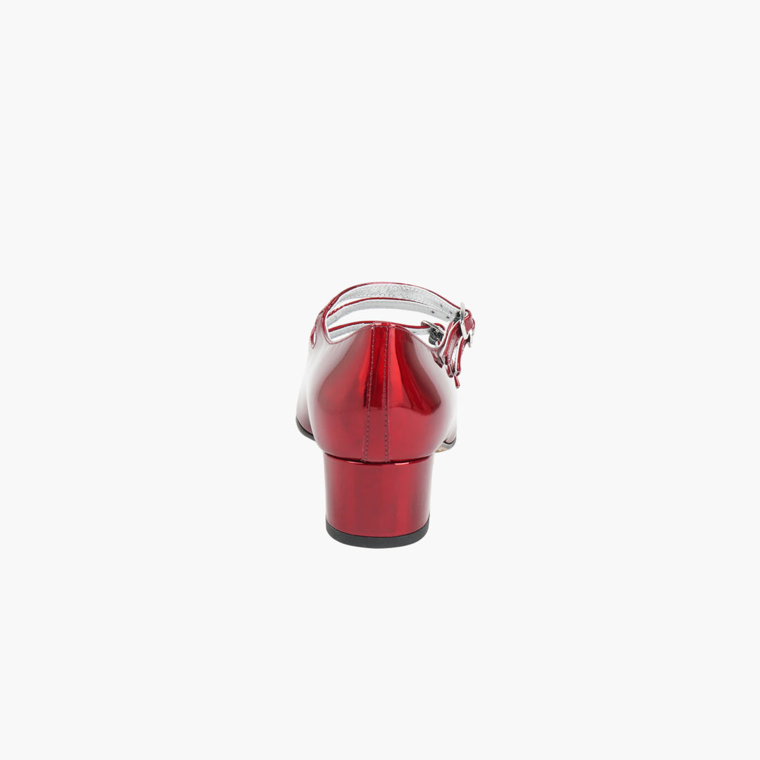 CAREL Red Reflex Patent Heeled Shoes