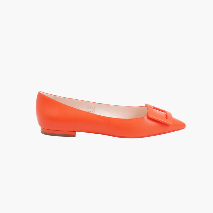 Roger Vivier Red Flat Shoes