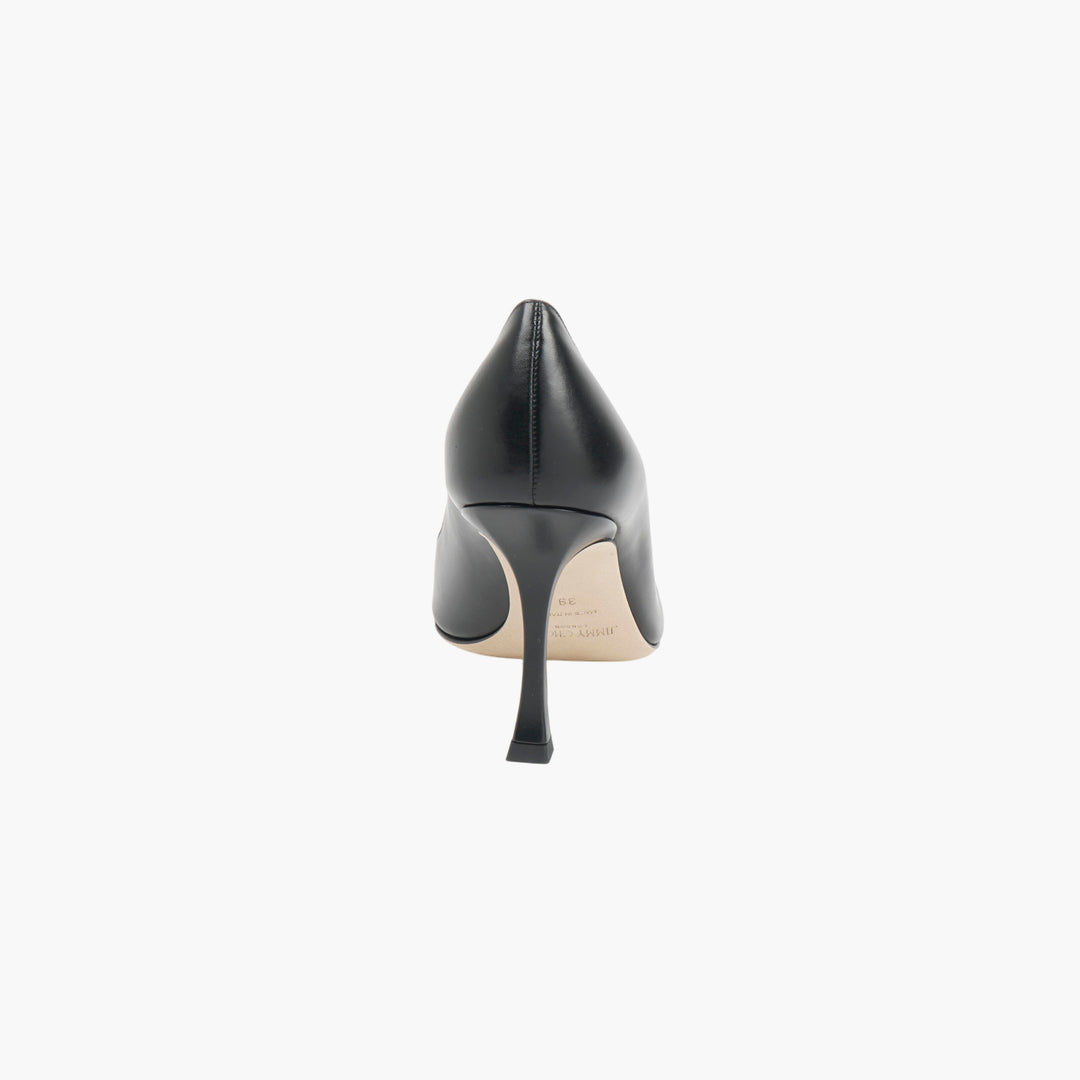 Jimmy Choo Black-Gold Heeled Shoes