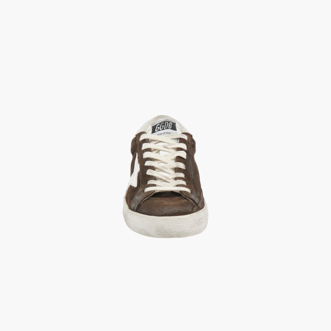 Golden Goose Brown White Sneakers