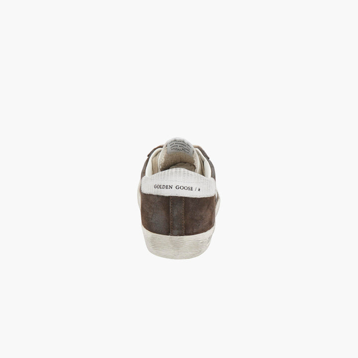 Golden Goose Brown White Sneakers