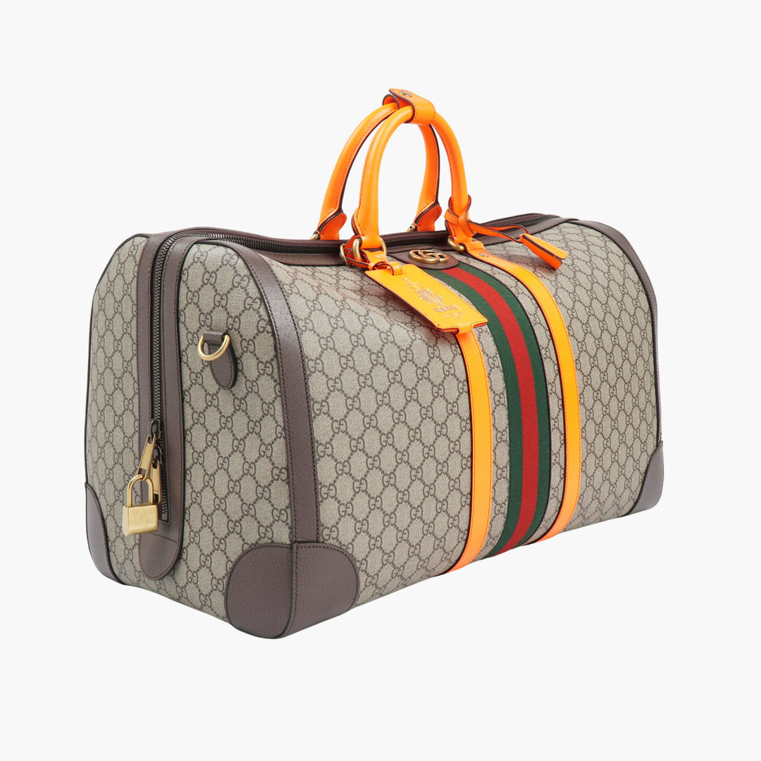 GUCCI Multi-Color GG Duffle Bag