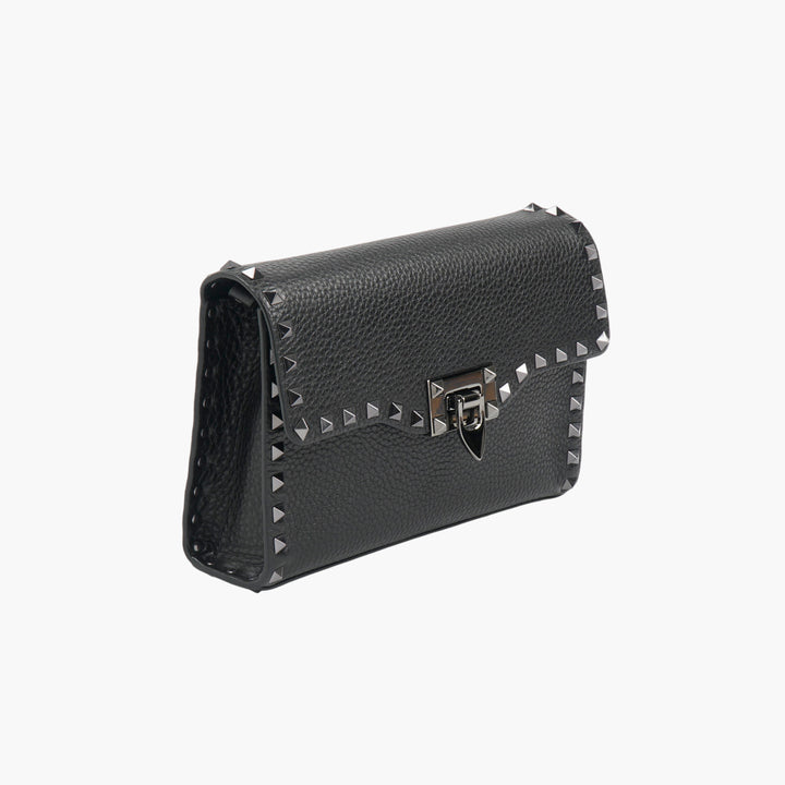 VALENTINO Black Rockstud Handbag