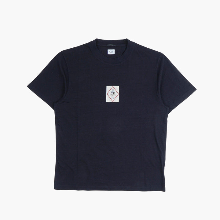 C.P. Company Navy-White T-Shirt
