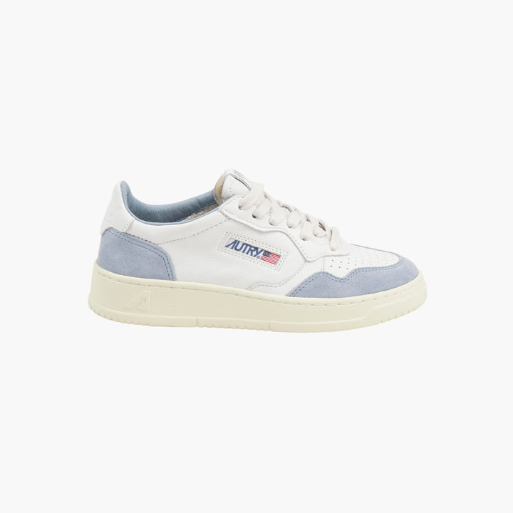 AUTRY White-Light Blue Sneakers