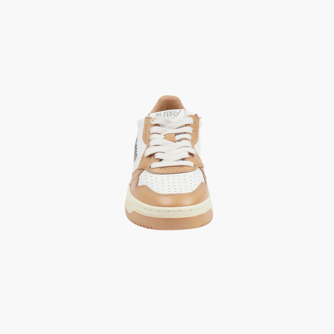 Autry White-Dark Orange Sneakers